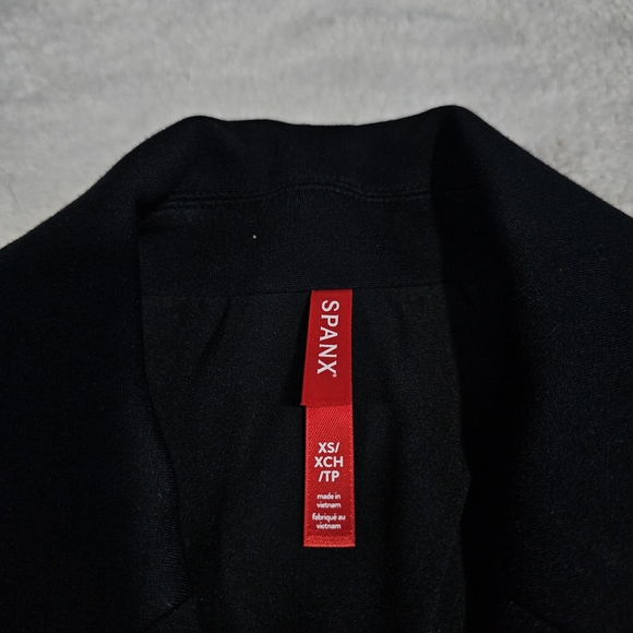 Spanx Perfect ponte vest dress minimalist preppy black sz XS - Picture 6 of 10